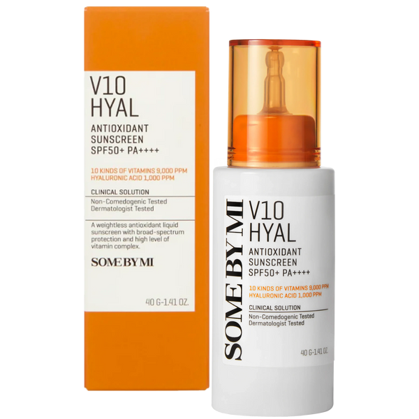 V10 HYAL ANTIOXIDANT SUNSCREEN 40G Some By Mi