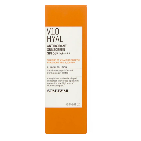 V10 HYAL ANTIOXIDANT SUNSCREEN 40G Some By Mi