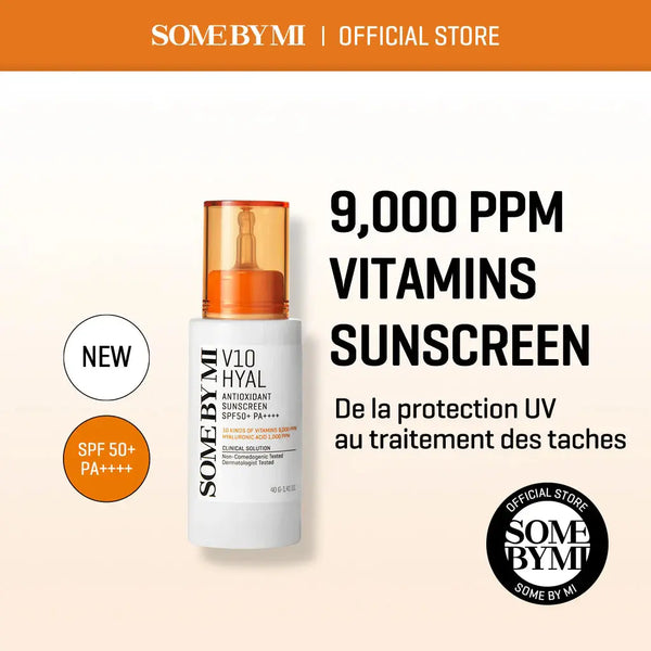 V10 HYAL ANTIOXIDANT SUNSCREEN 40G Some By Mi