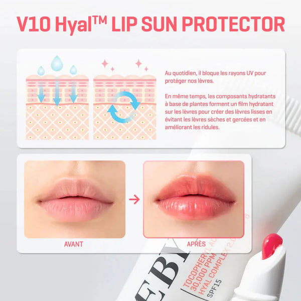 V10 HYAL LIP SUN PROTECTOR 7ML Some By Mi
