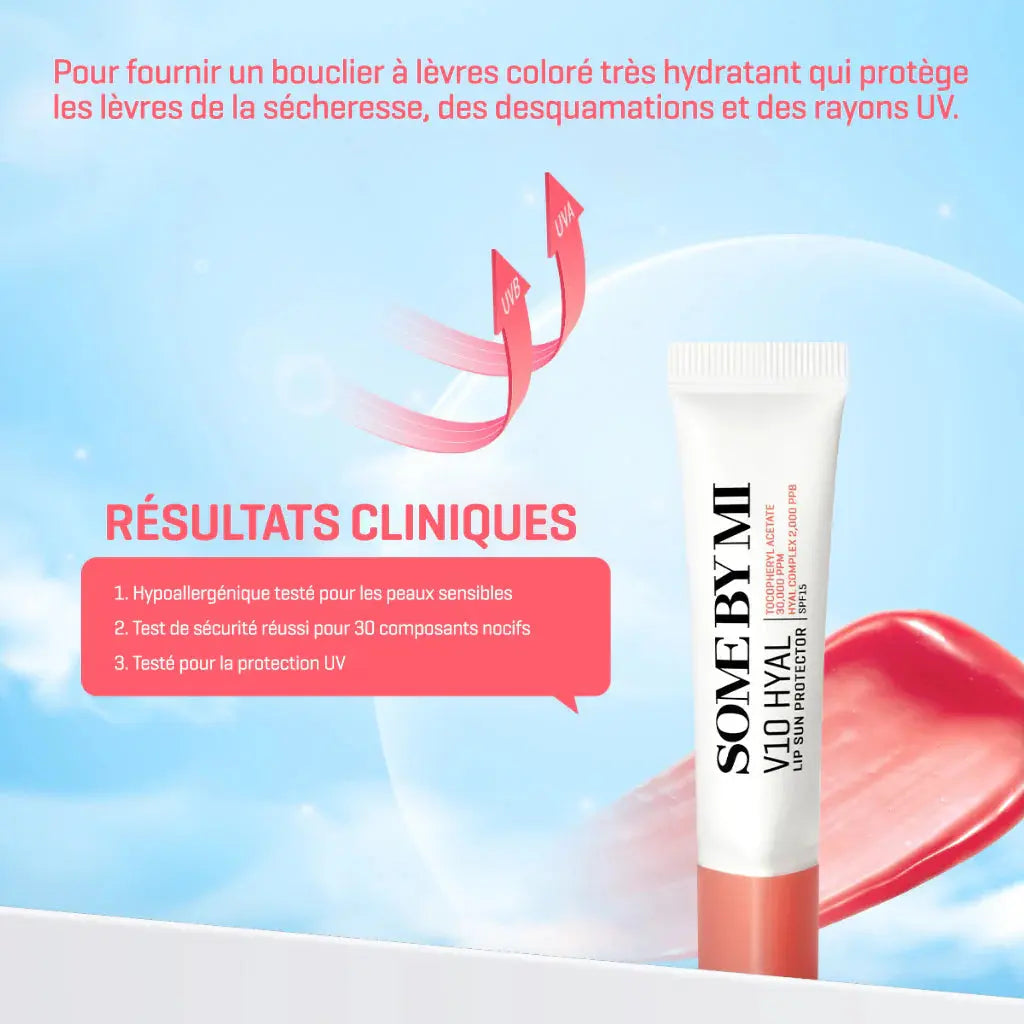 V10 HYAL LIP SUN PROTECTOR 7ML Some By Mi