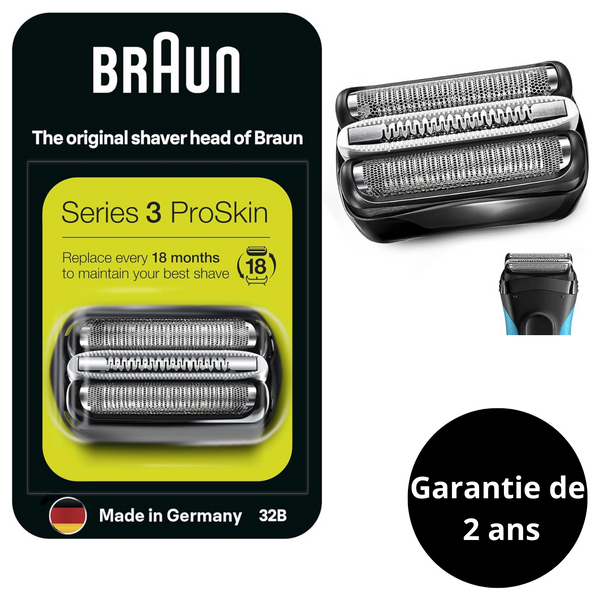 braun shaver head series 3 proskin 32b