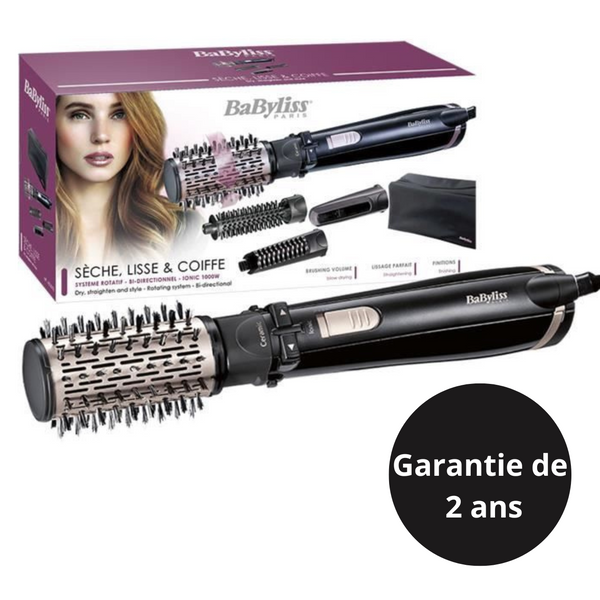 Brosse soufflante rotative BaByliss avec fonction ionique AS200E