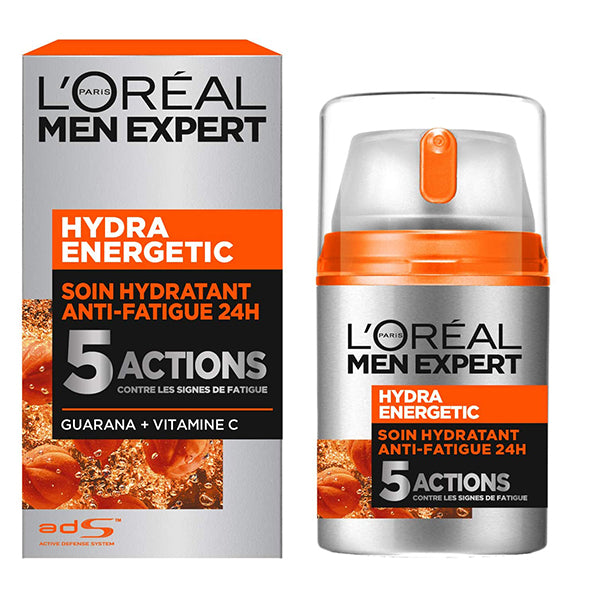 L’ORÉAL MEN EXPERT – HYDRA ENERGETIC 24H HYDRATANT ANTI-FATIGUE – 50ML