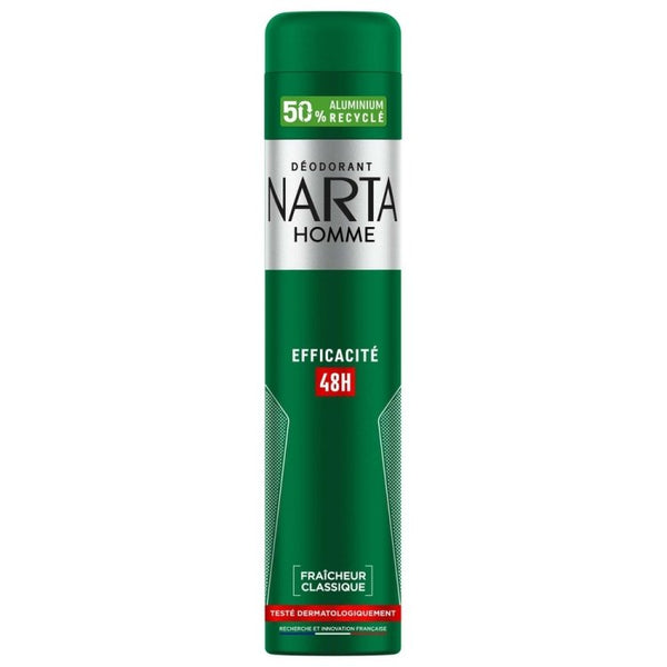 Narta Homme Déodorant Homme Efficacité 48H - 200 ml