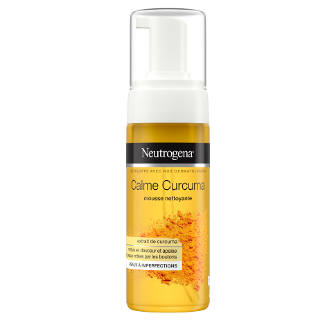 Calme Curcuma : mousse nettoyante