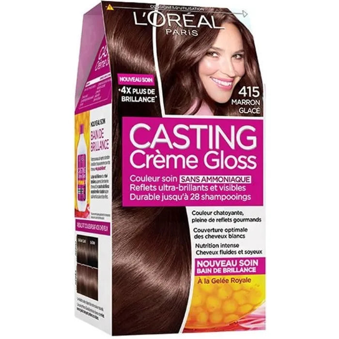 L'Oréal Paris Casting Crème Gloss Kit de Coloration 415 - Marron Glacé