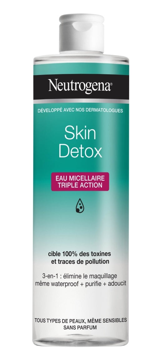 NEUTROGENA SKIN DETOX EAU MICELLAIRE TRIPLE ACTION 3 EN 1 400 ml