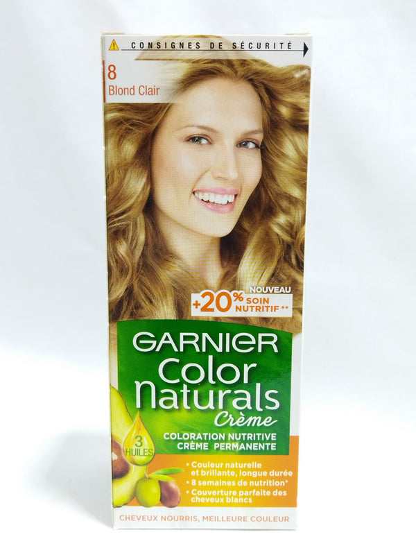 COLORATION GARNIER NATURALS CRÈME 8 BLOND