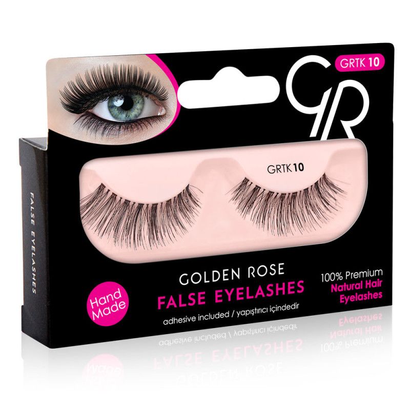 FALSE EYELASHES GOLDEN ROSE 10