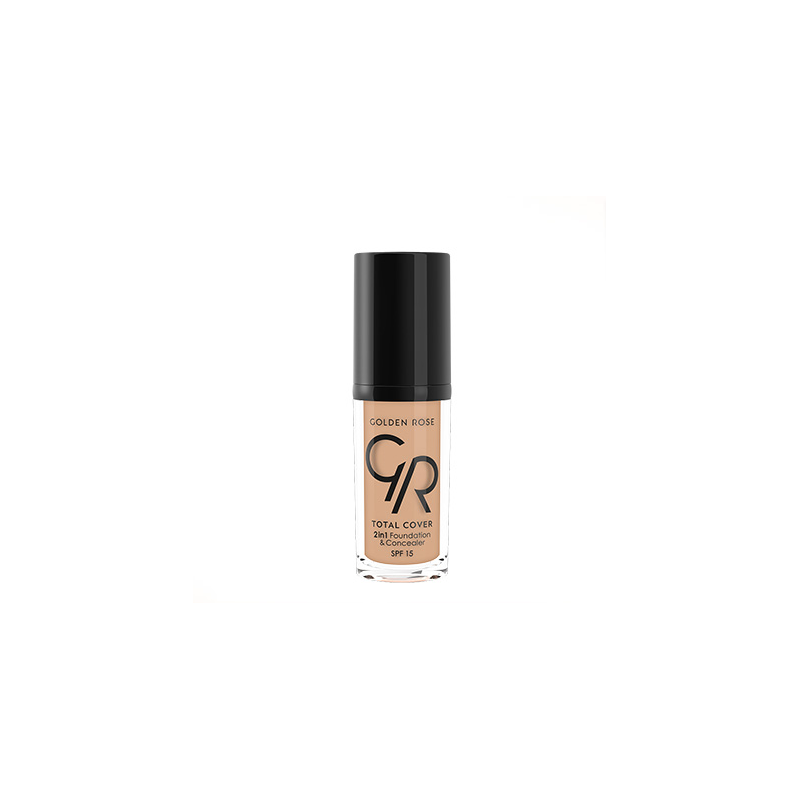 FOND DE TEINT ET CORRECTEUR TOTAL COVER 2 IN 2 GOLDEN ROSE 15