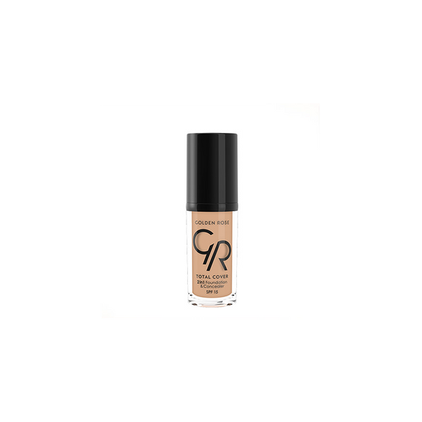 FOND DE TEINT ET CORRECTEUR TOTAL COVER 2 IN 2 GOLDEN ROSE 15