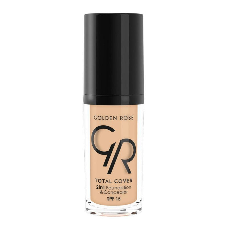 FOND DE TEINT ET CORRECTEUR TOTAL COVER 2 IN 2 GOLDEN ROSE 02