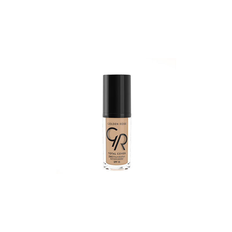 FOND DE TEINT ET CORRECTEUR TOTAL COVER 2 IN 2 GOLDEN ROSE 07