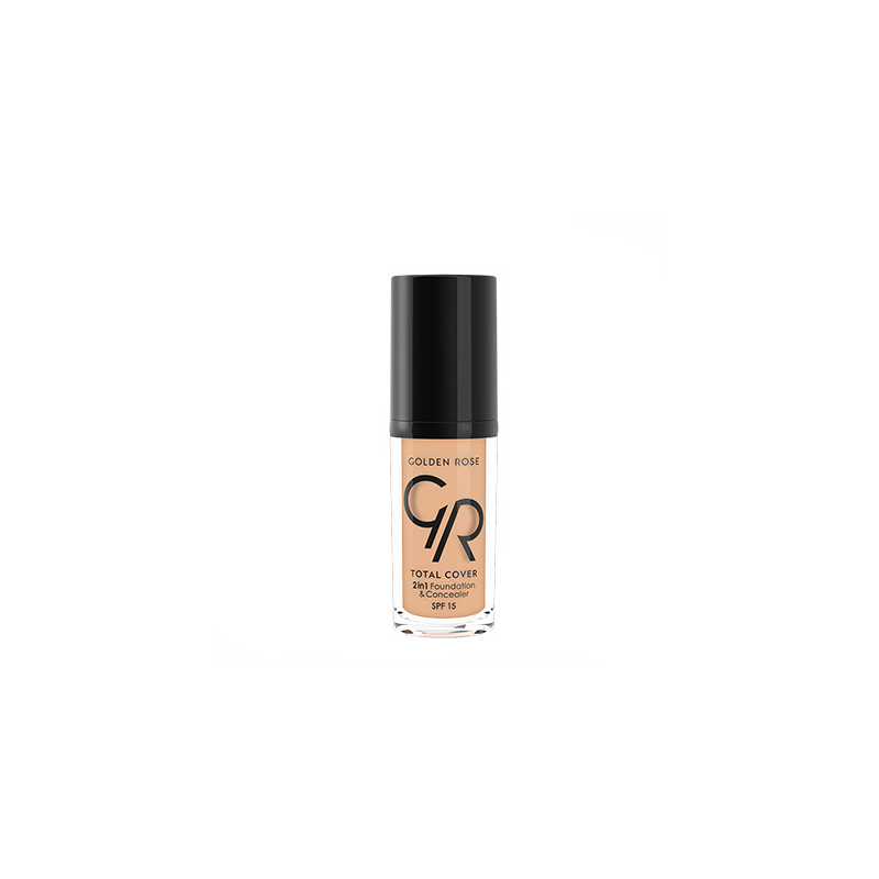 FOND DE TEINT ET CORRECTEUR TOTAL COVER 2 IN 2 GOLDEN ROSE 12