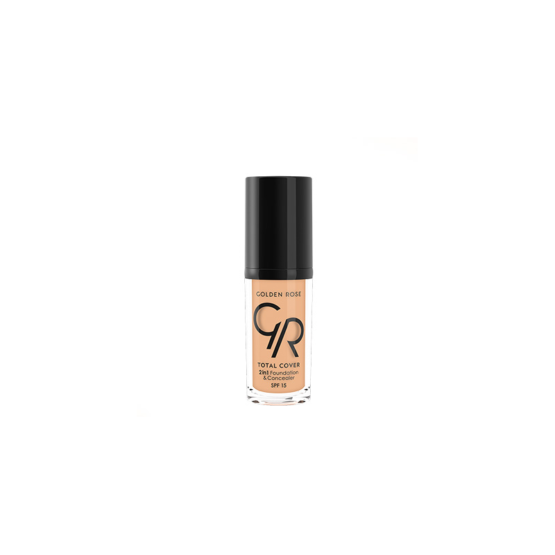 FOND DE TEINT ET CORRECTEUR TOTAL COVER 2 IN 2 GOLDEN ROSE 08