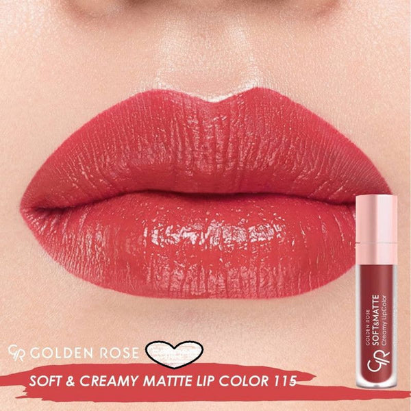 GLOSS CREAMY SOFT & MATTE GOLDEN ROSE 115