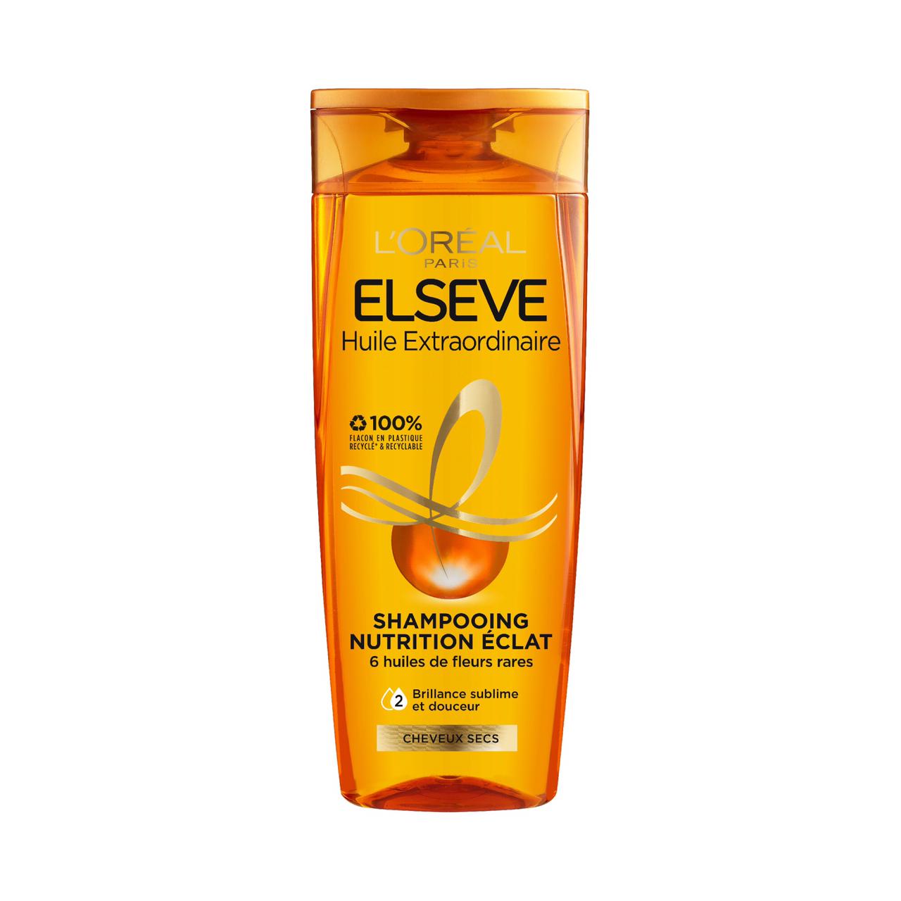 L’ORÉAL ELSÈVE – HUILE EXTRAORDINAIRE – SHAMPOOING NUTRITION CHEVEUX NORMAUX À SECS - 600ML