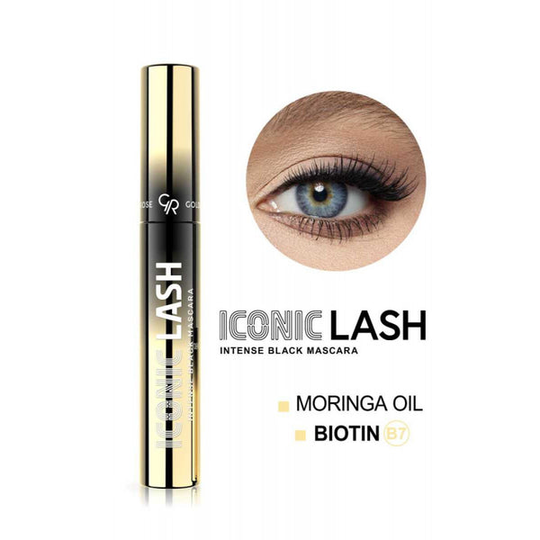 MASCARA ICONIC LASH INTENSE BLACK GOLDEN ROSE