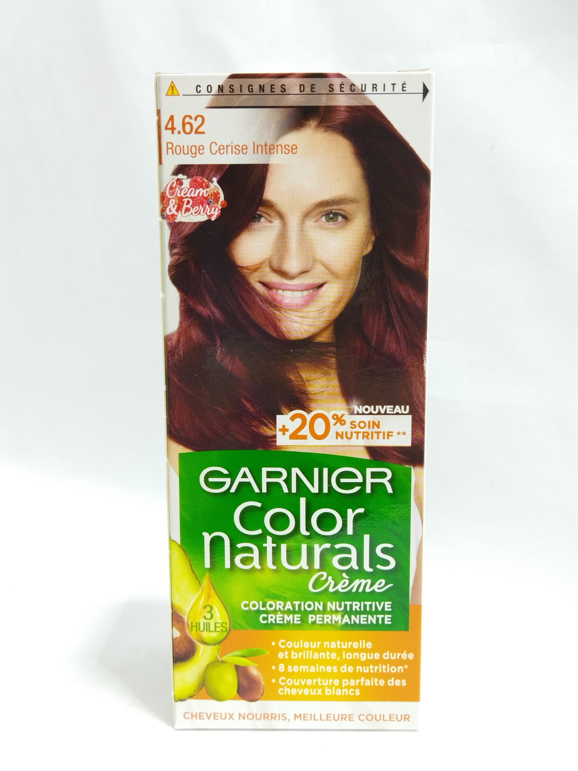 COLORATION GARNIER NATURALS CRÈME 4.62 ROUGE CERISE INTENSE