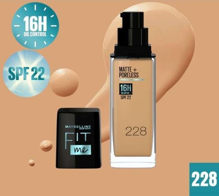 Maybelline - Fond de Teint Fit Me Matte & Poreless N° 228