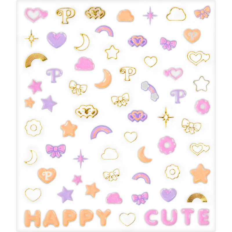 polly pocket Stickers parfumés pour ongles essence essence