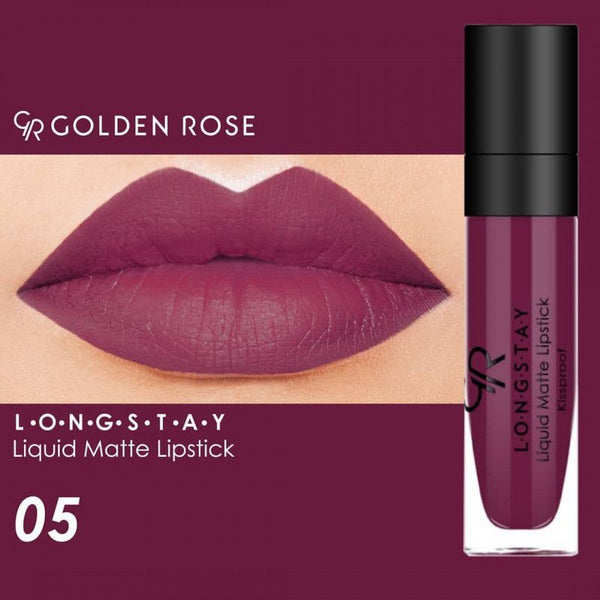 ROUGE A LEVRES LIQUIDE LONGUE TENUE GOLDEN ROSE 05