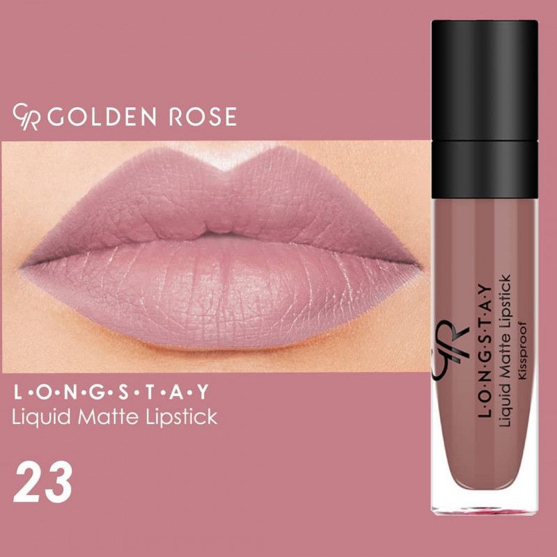 ROUGE A LEVRES LIQUIDE LONGUE TENUE GOLDEN ROSE 23