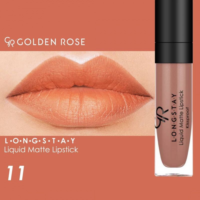 ROUGE A LEVRES LIQUIDE LONGUE TENUE GOLDEN ROSE 11