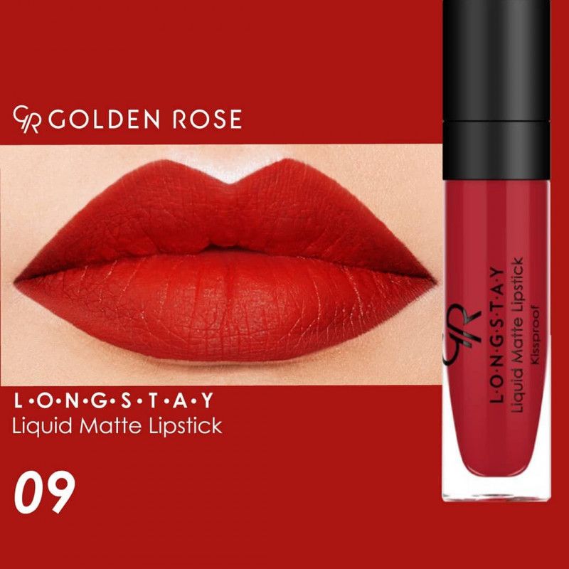 ROUGE A LEVRES LIQUIDE LONGUE TENUE GOLDEN ROSE 09