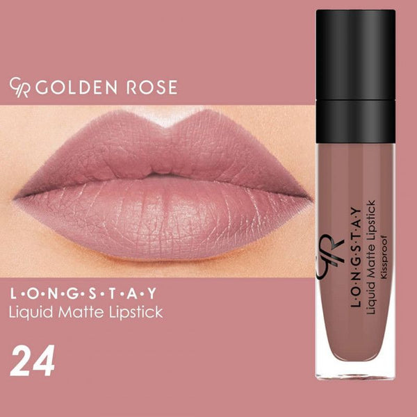 ROUGE A LEVRES LIQUIDE LONGUE TENUE GOLDEN ROSE 24