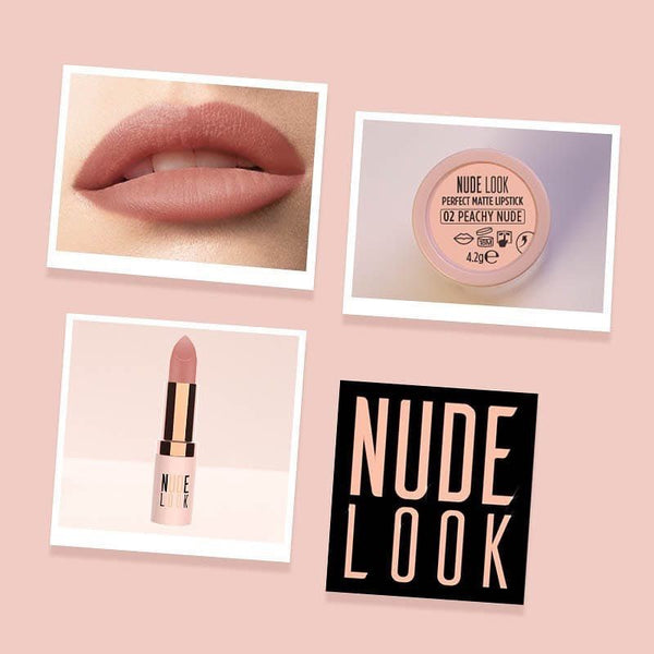 ROUGE A LEVRES NUDE LOOK PERFECT MATTE GOLDEN ROSE 02