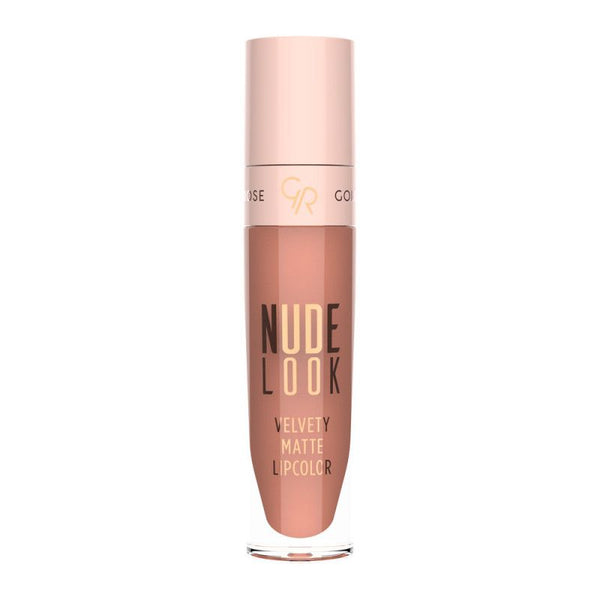 ROUGE A LEVRES NUDE LOOK VELVETY MATTE GOLDEN ROSE 02