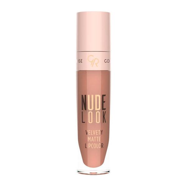 ROUGE A LEVRES NUDE LOOK VELVETY MATTE GOLDEN ROSE 01