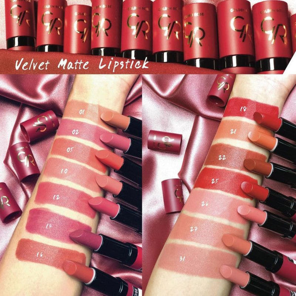 ROUGE A LEVRES VELVET MATTEGOLDEN ROSE 22