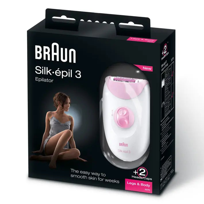 Épilateur et rasoir BRAUN  Silk-épil 3 - 3270 Jambes et Corps