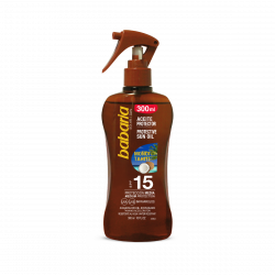SPRAY HUILE SOLAIRE PROTECTRICE AU MONOÏ DE TAHITI BABARIA SPF 15 300ml