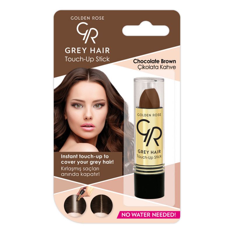 STICK POUR LES CHEVEUX GRIS GOLDEN ROSE 08 CHOCOLATE BROWN