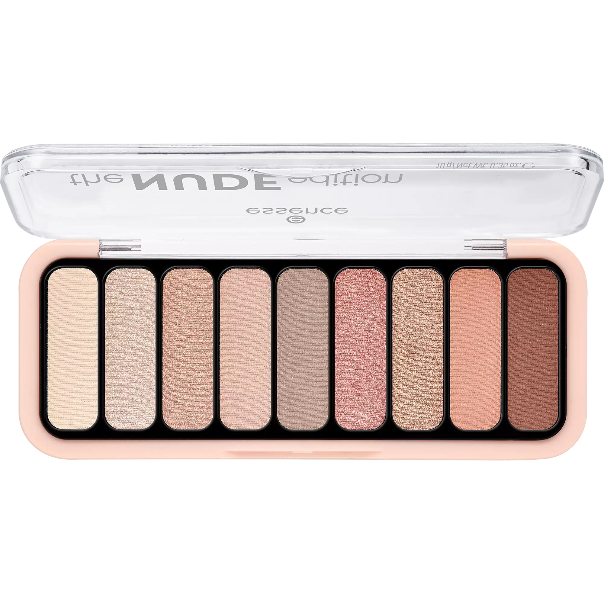 the NUDE edition palette fards à paupières essence