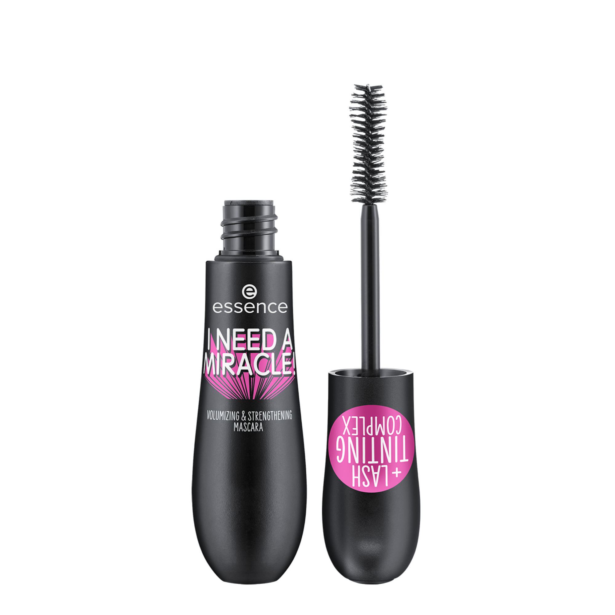 I NEED A MIRACLE! VOLUMIZING & STRENGTHENING MASCARA mascara volumateur et fortifiant - black