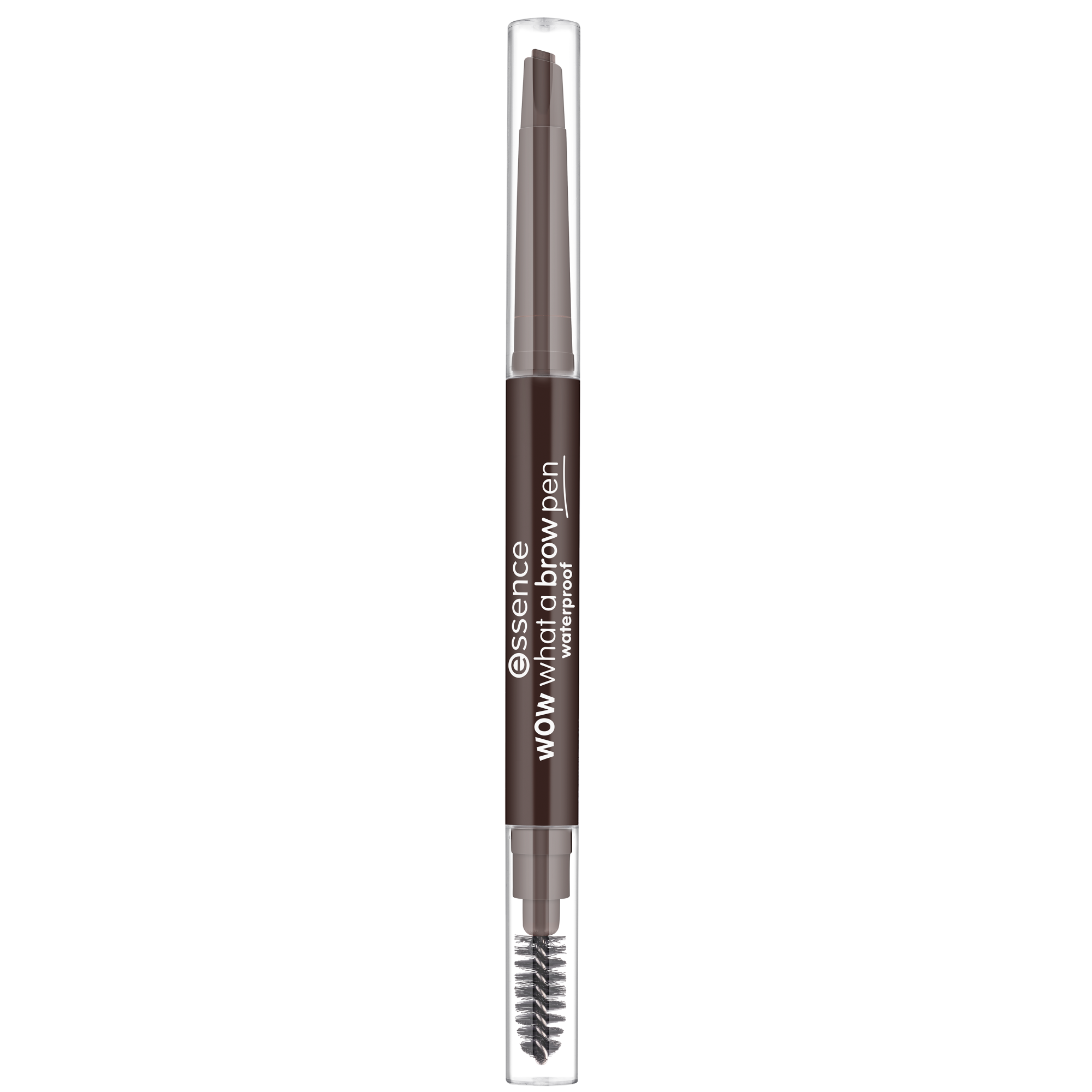 wow what a brow pen waterproof - 04 Black-Brown