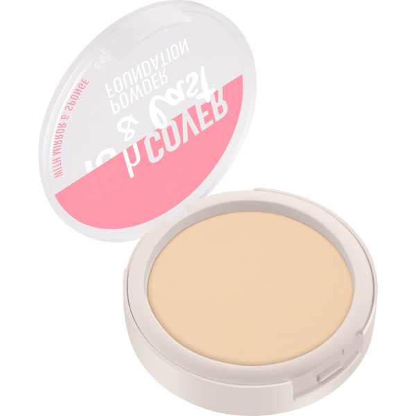 16h COVER & last POWDER FOUNDATION fond de teint poudre longue tenue - 01 Porcelaine