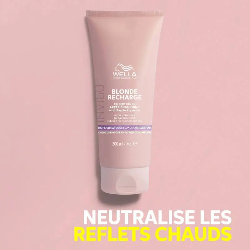 Après-shampoing raviveur de couleur Blonde recharge Invigo 200ml Wella professionals