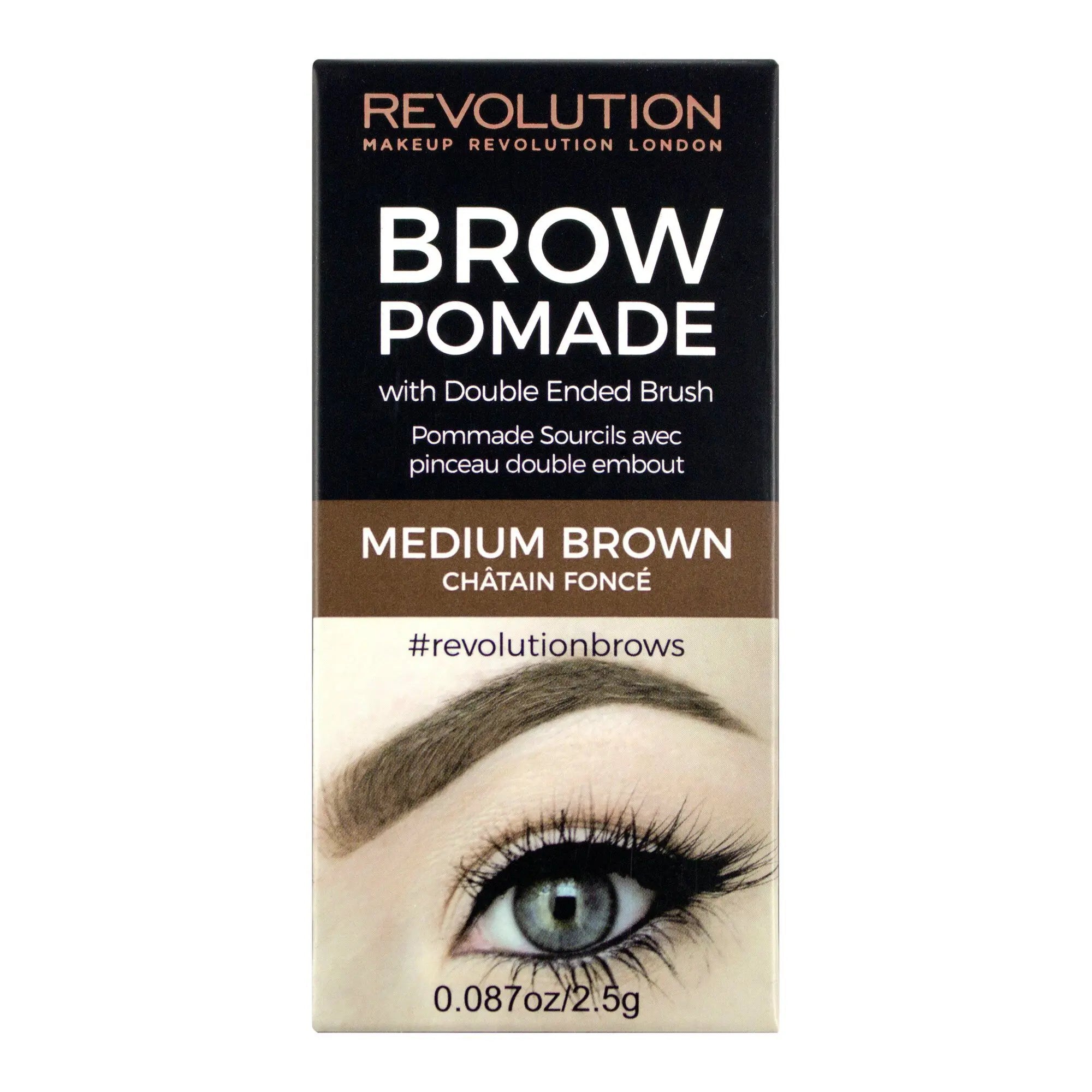 BROW POMADE MEDIUM BROWN Revolution