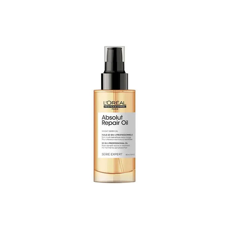 Huile 10-en-1 sans rinçage Absolut Repair 90ml L'oréal professionnel