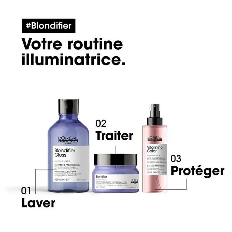 Shampoing cheveux Blonds Gloss Blondifier 300ml L'oréal professionnel