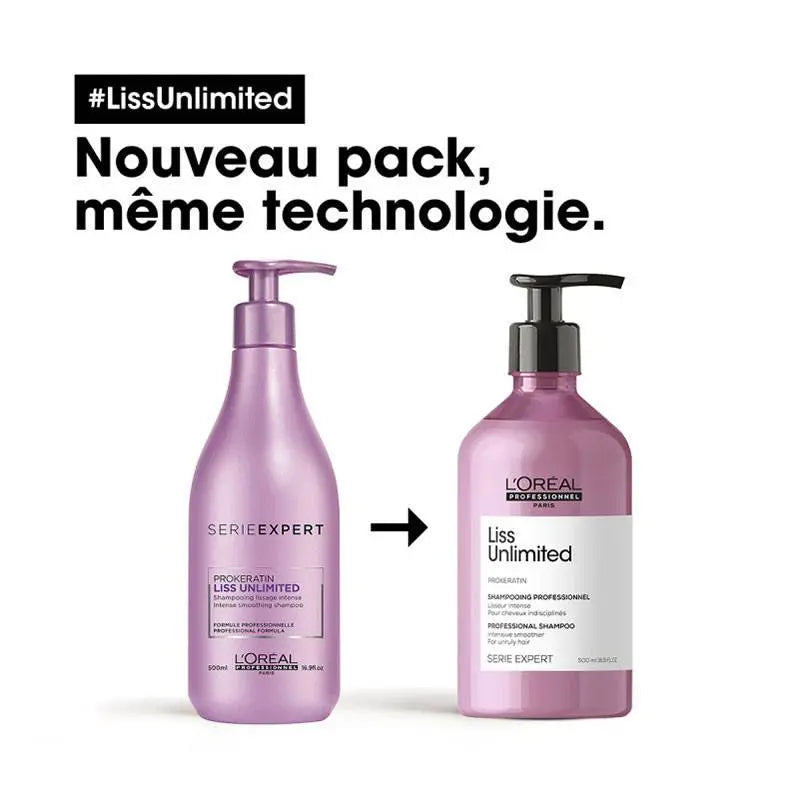 Shampoing lisseur intense Liss Unlimited 500ml L'oréal professionnel