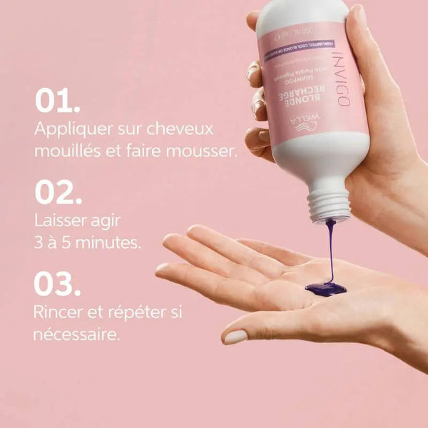 Shampoing raviveur de couleur Blonde recharge Blond froid / 1000m Wella professionals