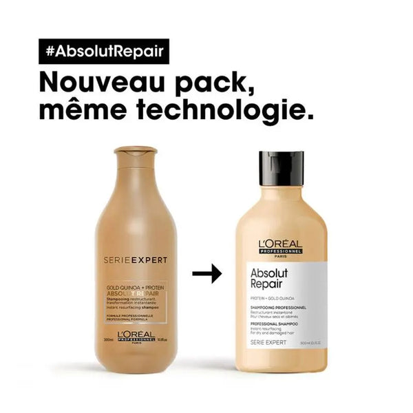 Shampoing restructurant Absolut Repair Gold 300ml L'oréal professionnel