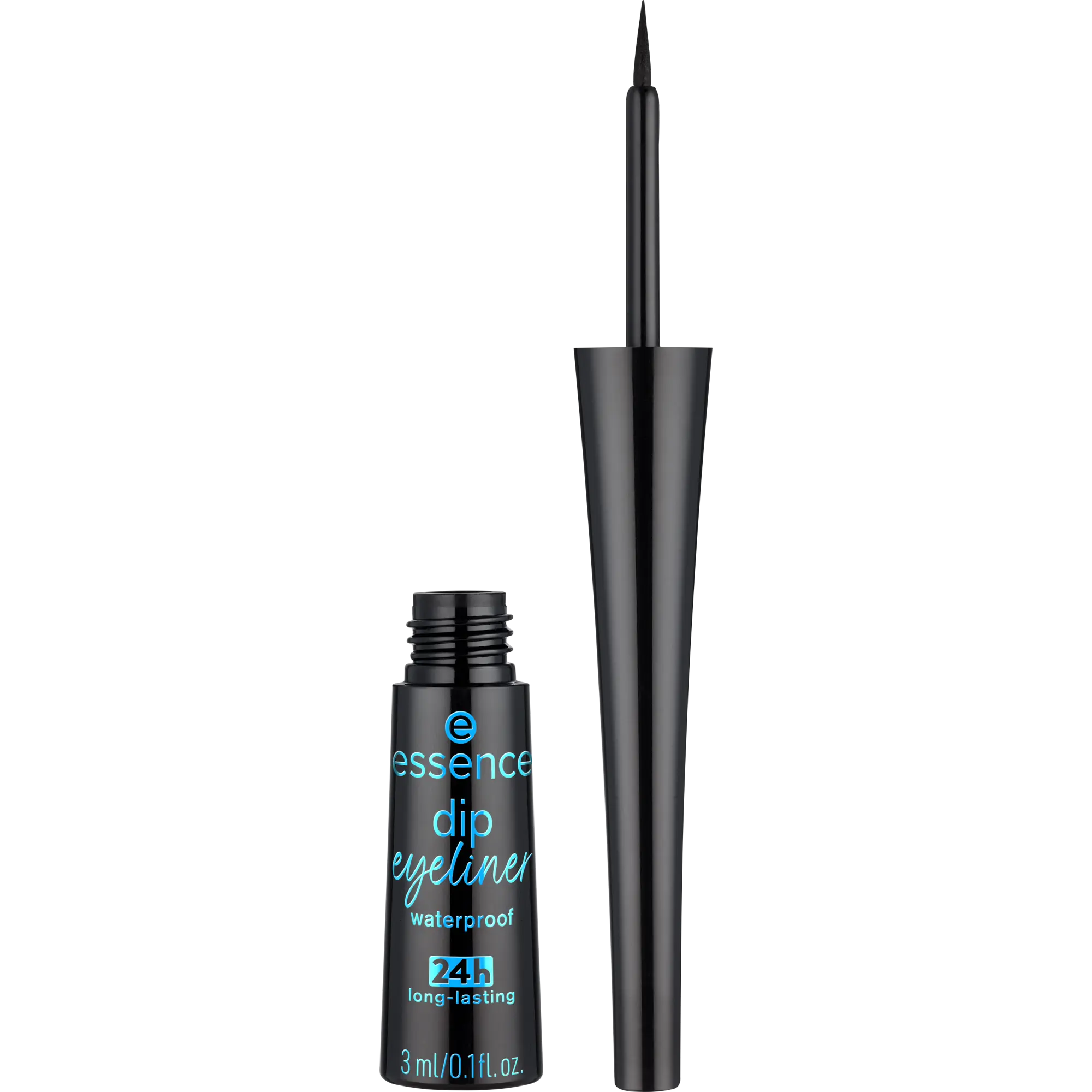 dip eyeliner waterproof 24h long-lasting eyeliner - black essence